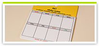 Calendar sticky notes